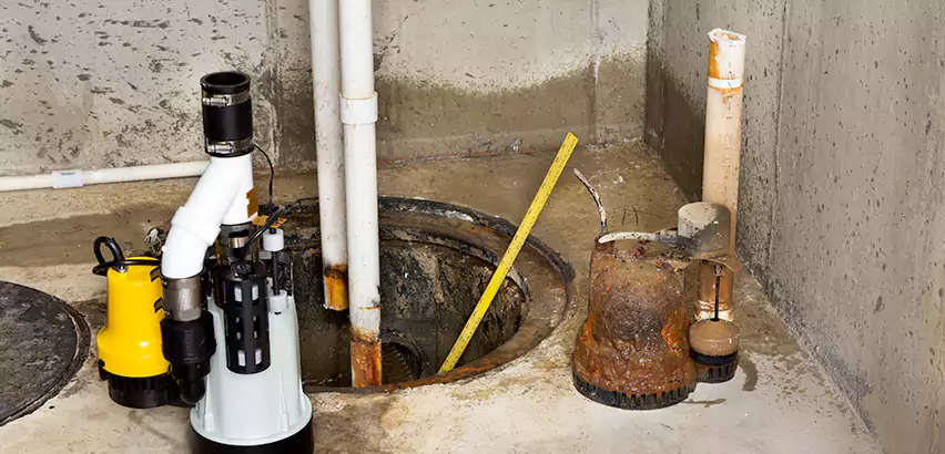 Installing Sump Pump in Finished Basement in Englewood, NJ